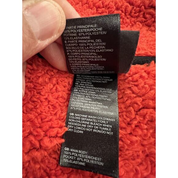 The North Face Mens Black ChImborazo Sherpa Lined Full Zip Fleece Jacket Size L - Picture 7 of 9